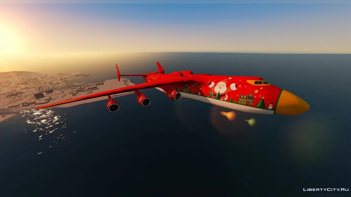 Santa Plane [Add-On/Livery] Antonov An-225 2017 / GTA 5