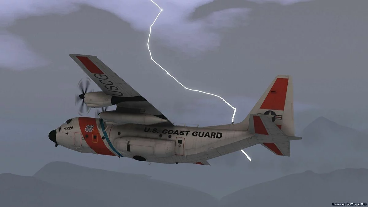 Pacote USCG C-130H/C-130J (3 versões diferentes) [Add-On] 1.0 / GTA 5