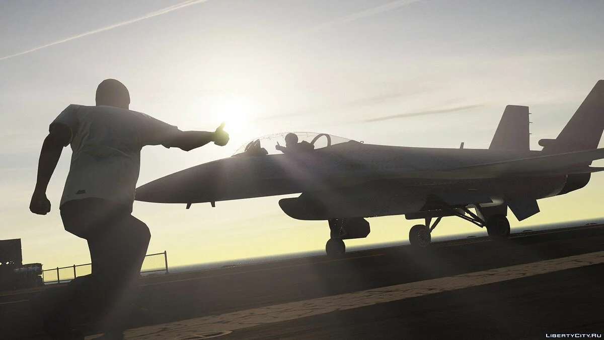 Беззбройний P-996 LAZER Літак 1.0.0 / GTA 5