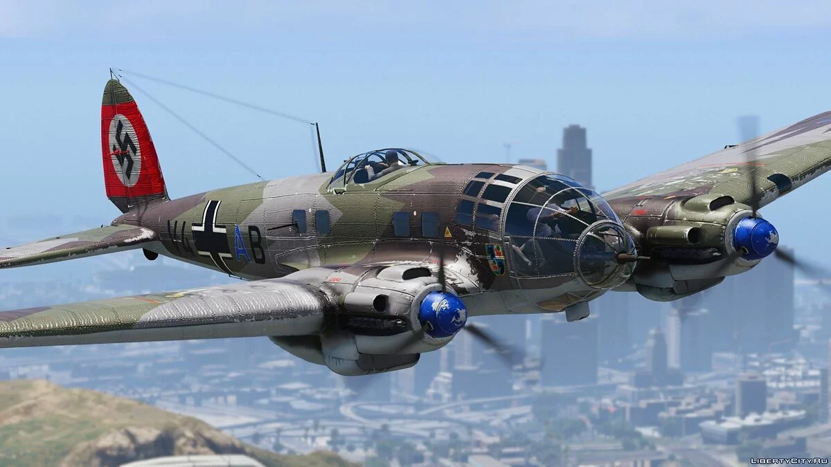 Heinkel He 111 H-16 [bombas funcionais | add-on] 1.0 / GTA 5