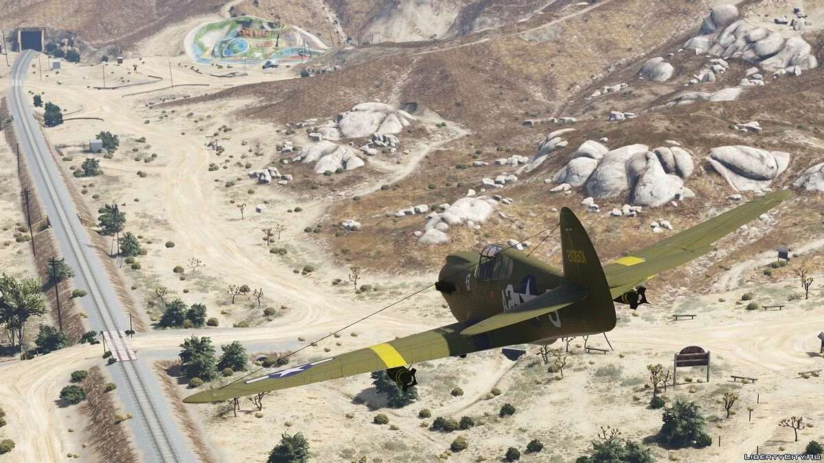 P-40E 战鹰 [附加内容] 1.0 / GTA 5