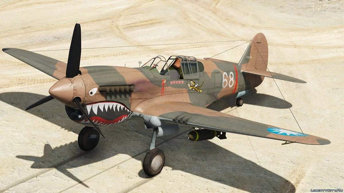P-40E 战鹰 [附加内容] 1.0 / GTA 5