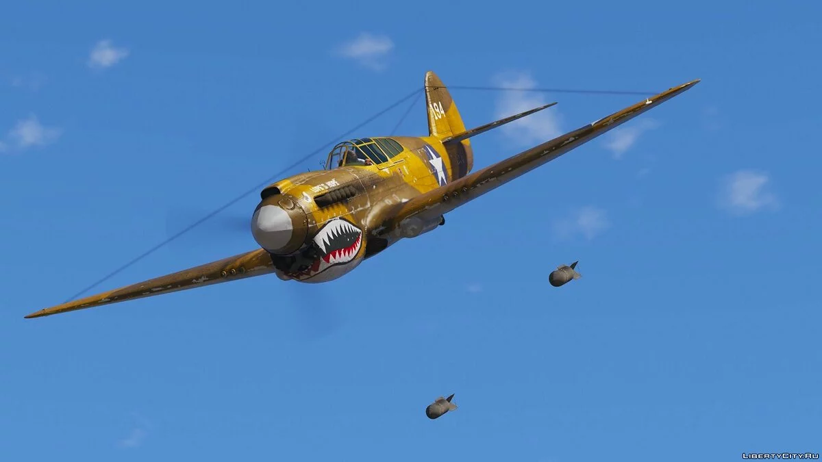 P-40E 战鹰 [附加内容] 1.0 / GTA 5