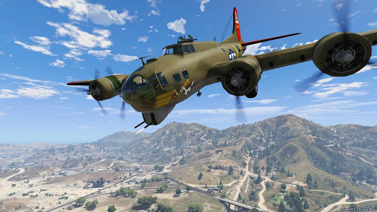 B-17G Flying Fortress [Add-On | Livery] 1.0 / GTA 5