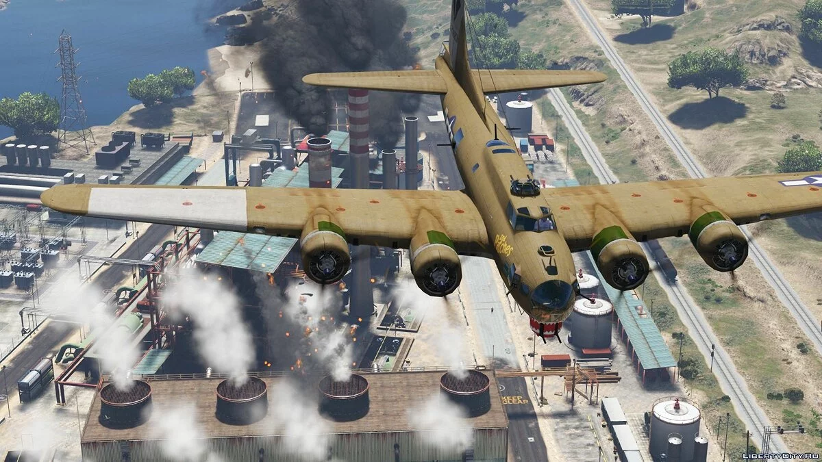 B-17G Flying Fortress [Add-On | Livery] 1.0 / GTA 5