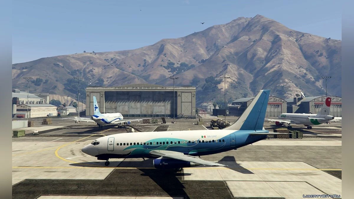 Boeing 737-200 Global Air XA-UHZ (Рейс CU972) / GTA 5