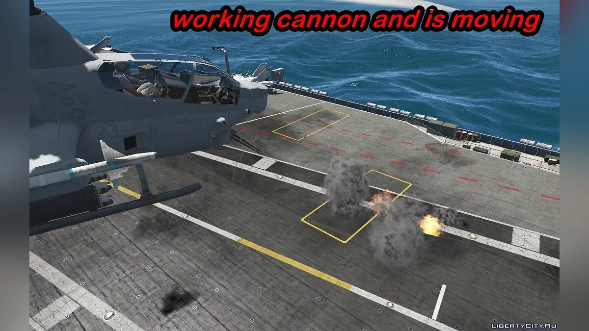 AH-1Z Viper (Remplacer-Savage) 1.0 / GTA 5