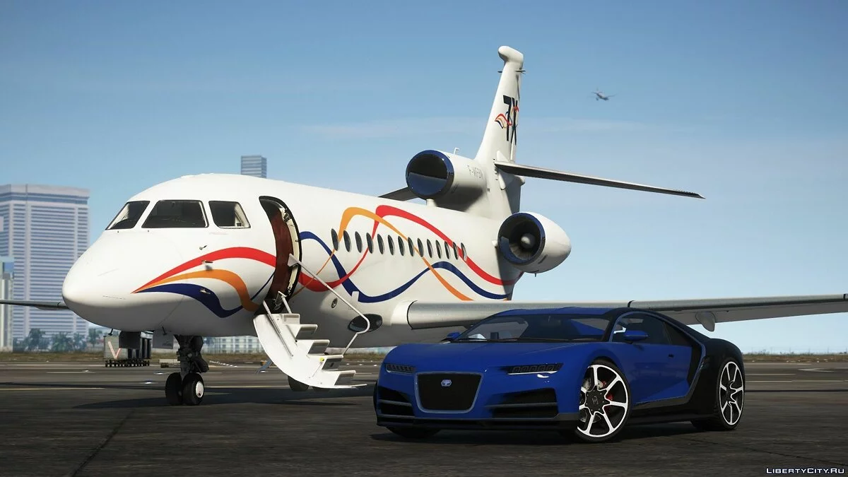 Dassault Falcon 7X - luxury class aircraft / GTA 5