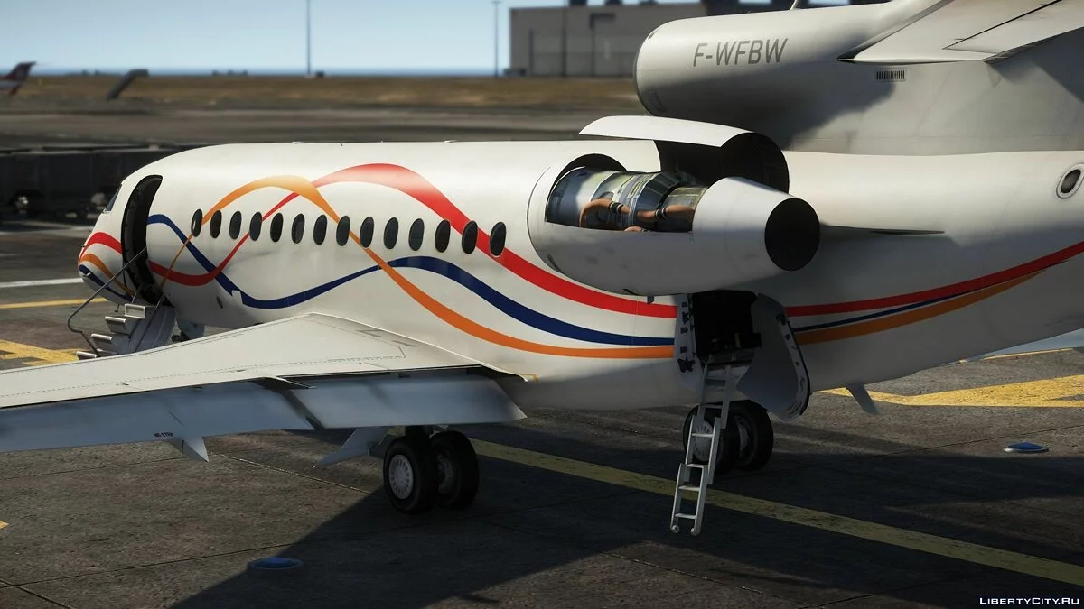 Dassault Falcon 7X - luxury class aircraft / GTA 5