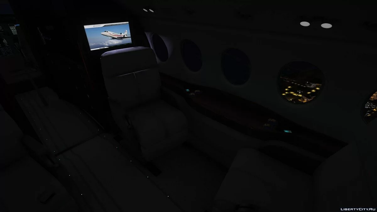 Dassault Falcon 7X - luxury class aircraft / GTA 5