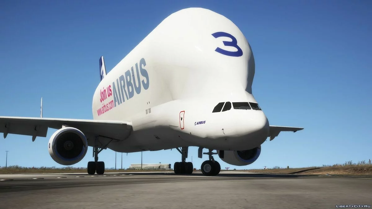 Airbus A300-600ST Beluga [Complemento] v1.5 / GTA 5