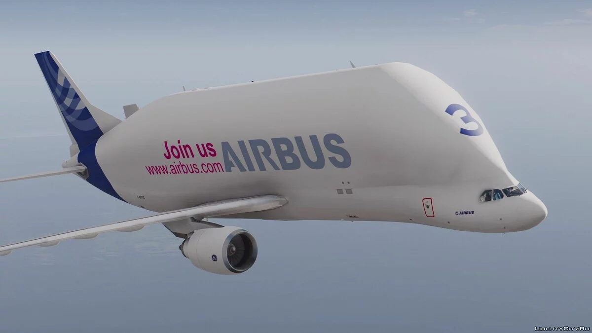 Airbus A300-600ST Beluga [Complemento] v1.5 / GTA 5