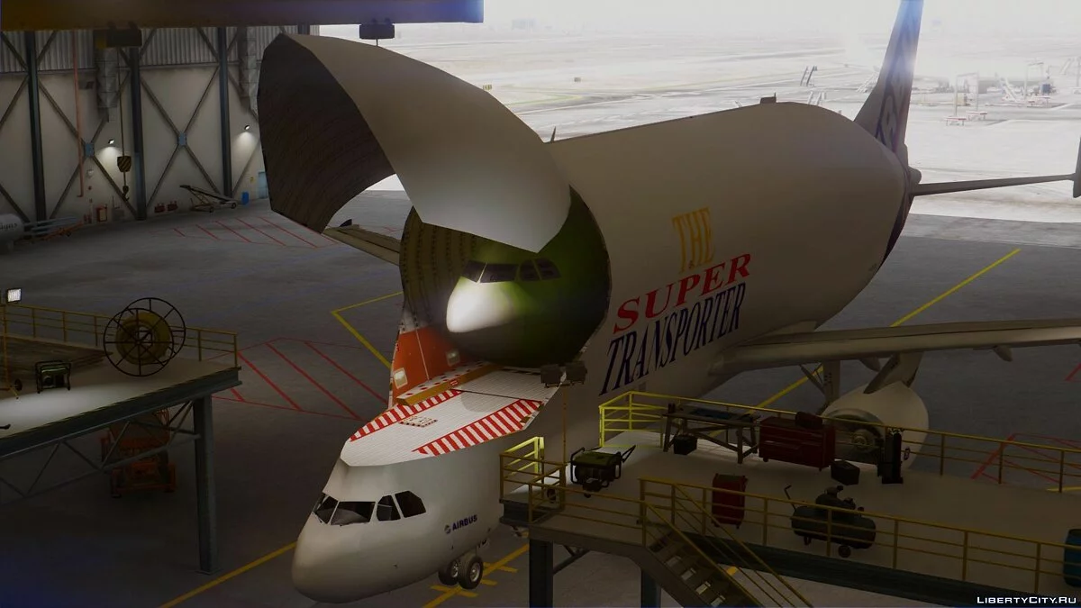 Airbus A300-600ST Beluga [Complemento] v1.5 / GTA 5