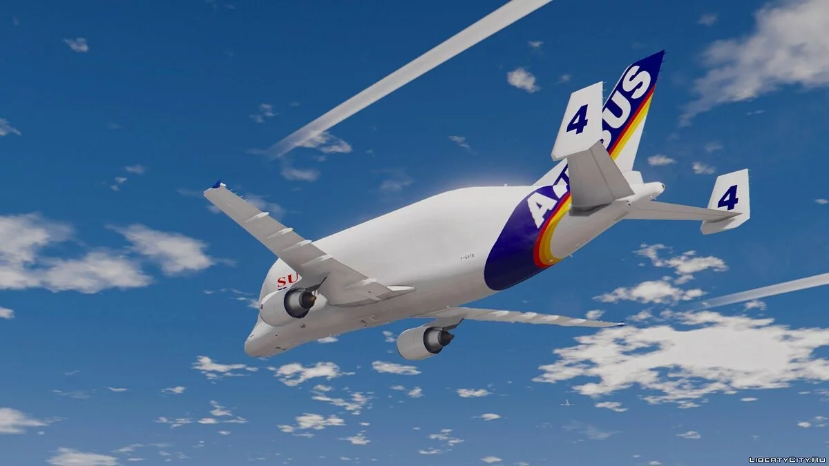Airbus A300-600ST Beluga [Complemento] v1.5 / GTA 5