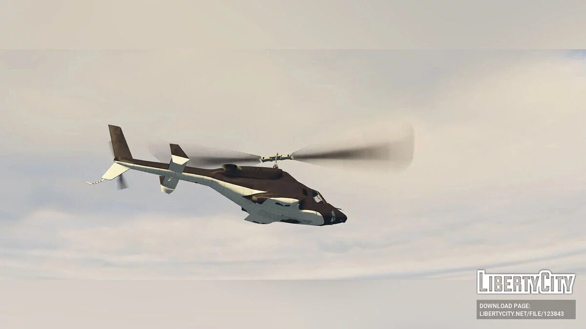 Hélicoptère du film Airwolf v3 / GTA 5