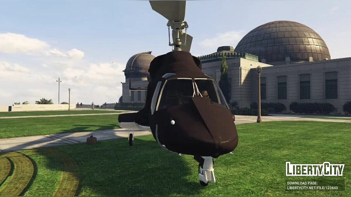 Hélicoptère du film Airwolf v3 / GTA 5