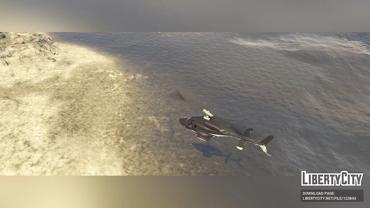 Hélicoptère du film Airwolf v3 / GTA 5