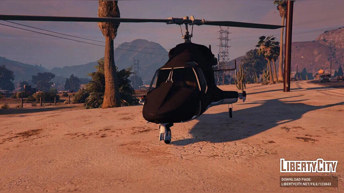 Hélicoptère du film Airwolf v3 / GTA 5