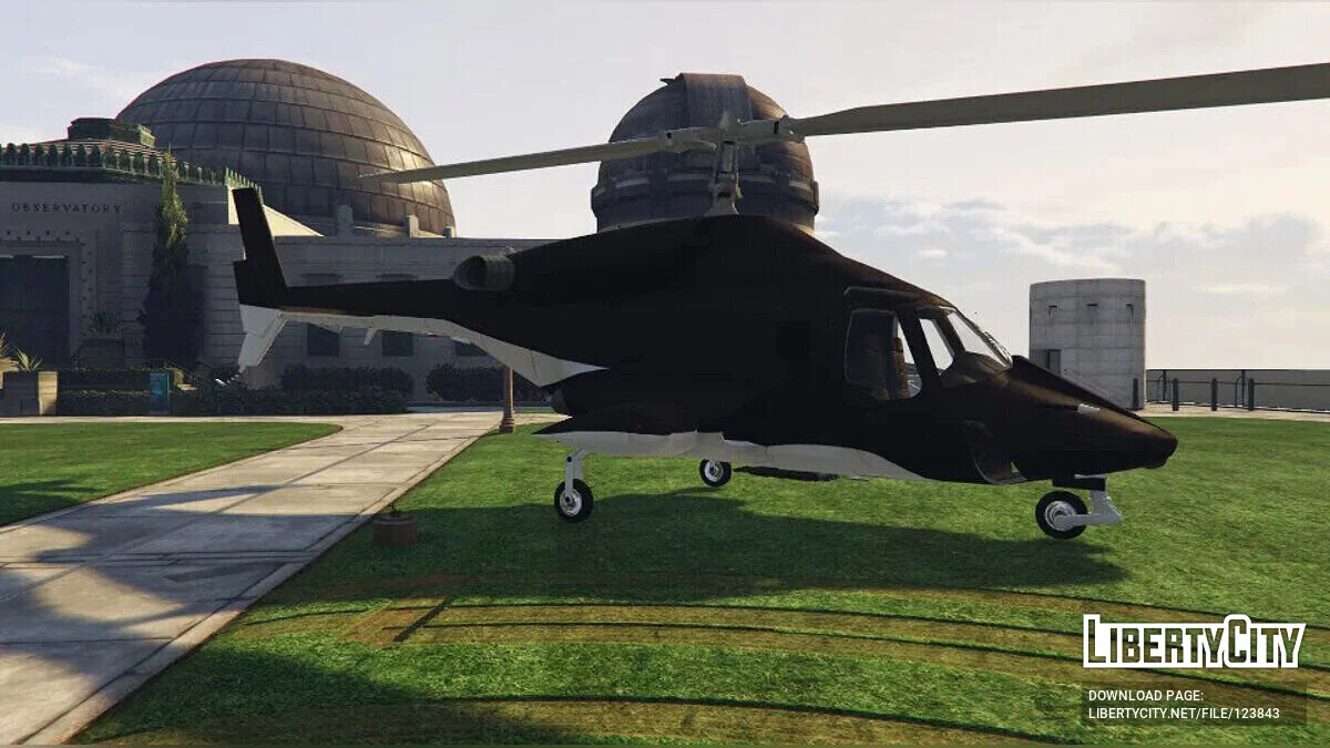 Hélicoptère du film Airwolf v3 / GTA 5
