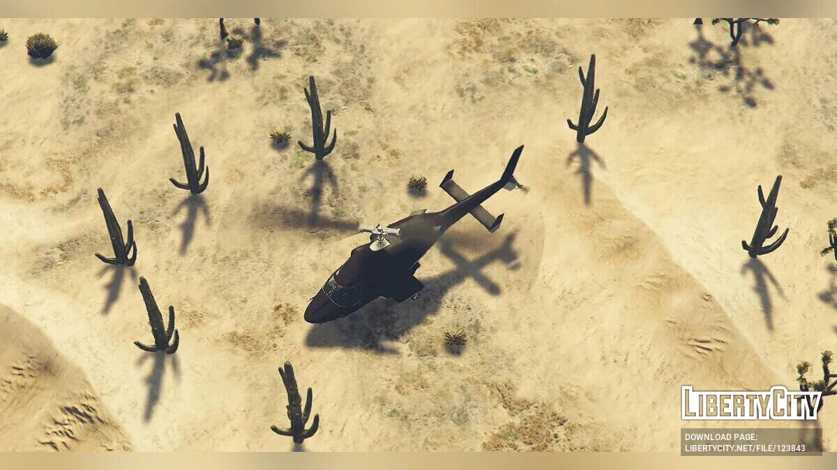 Hélicoptère du film Airwolf v3 / GTA 5