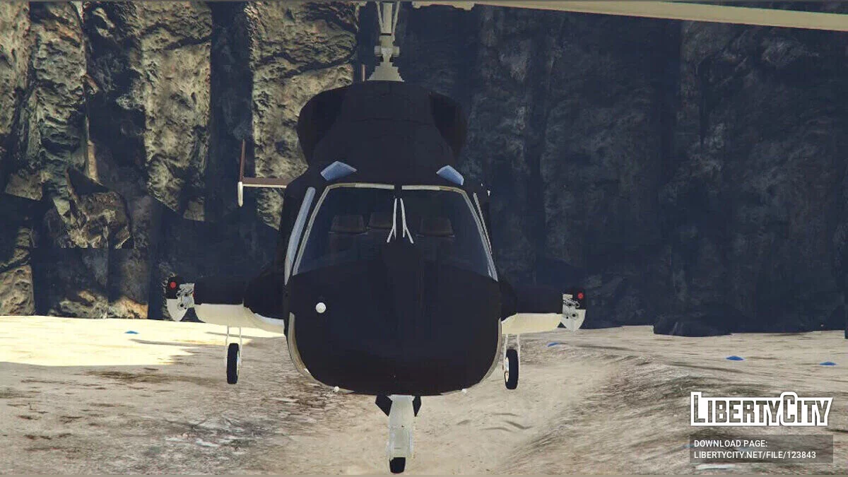 Hélicoptère du film Airwolf v3 / GTA 5