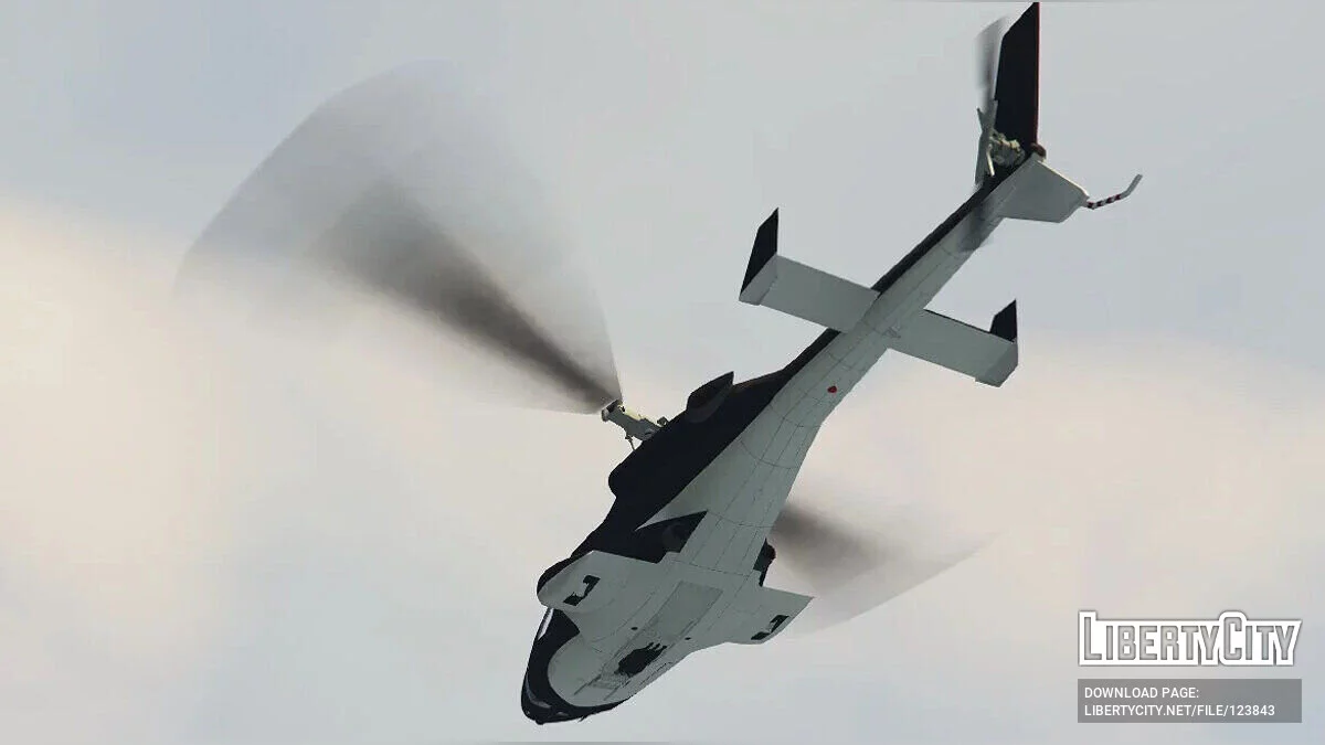 Hélicoptère du film Airwolf v3 / GTA 5