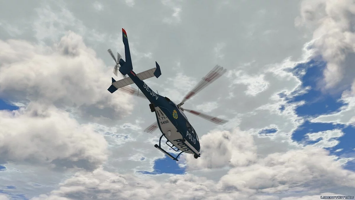 Bell 429 Polícia Sueca / GTA 5