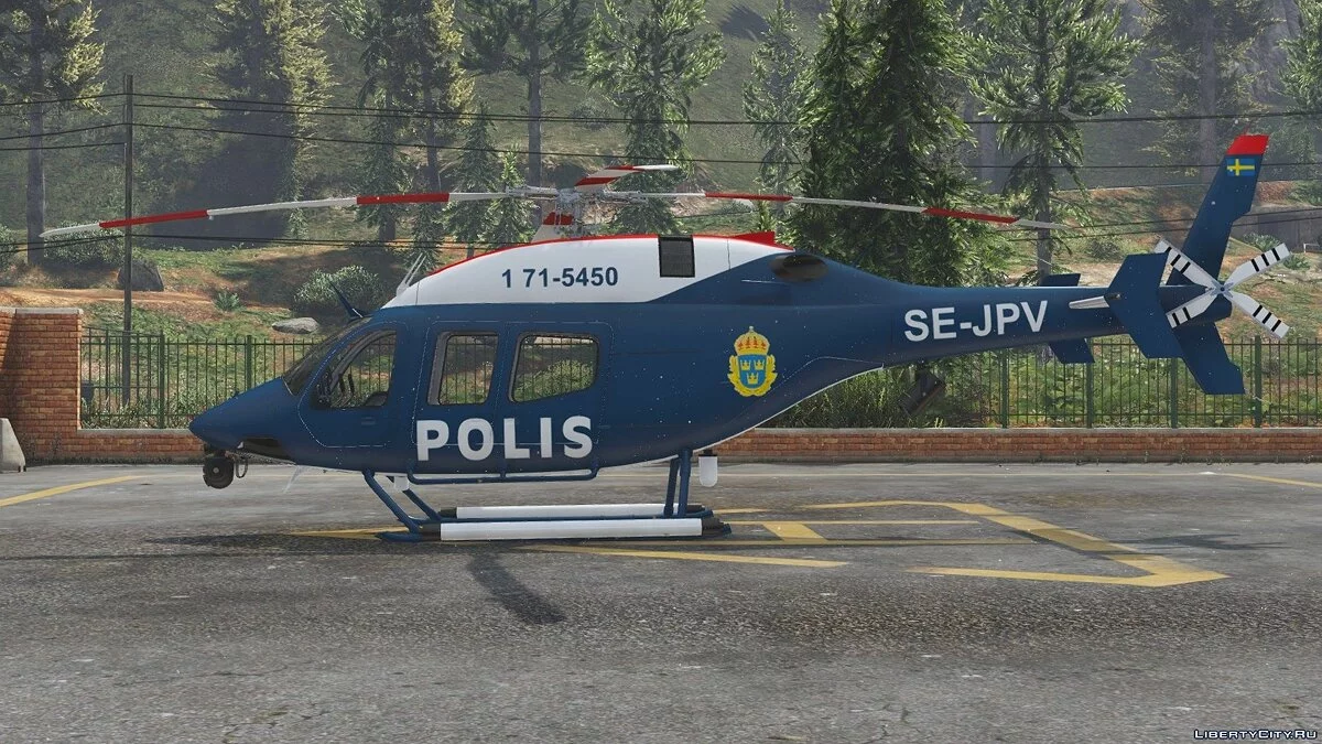 Bell 429 Polícia Sueca / GTA 5