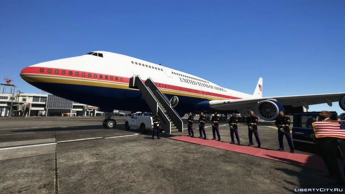 Boeing 747-8i au design de Donald Trump / GTA 5