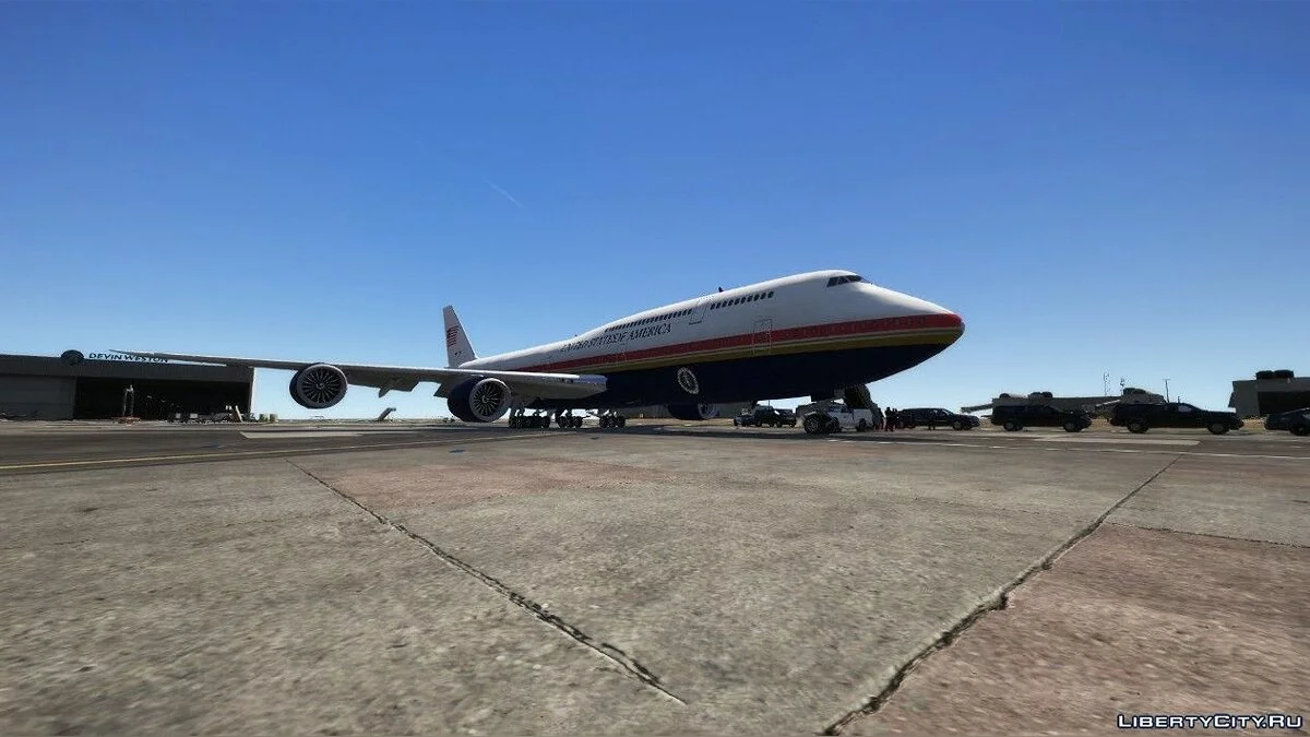 Boeing 747-8i au design de Donald Trump / GTA 5
