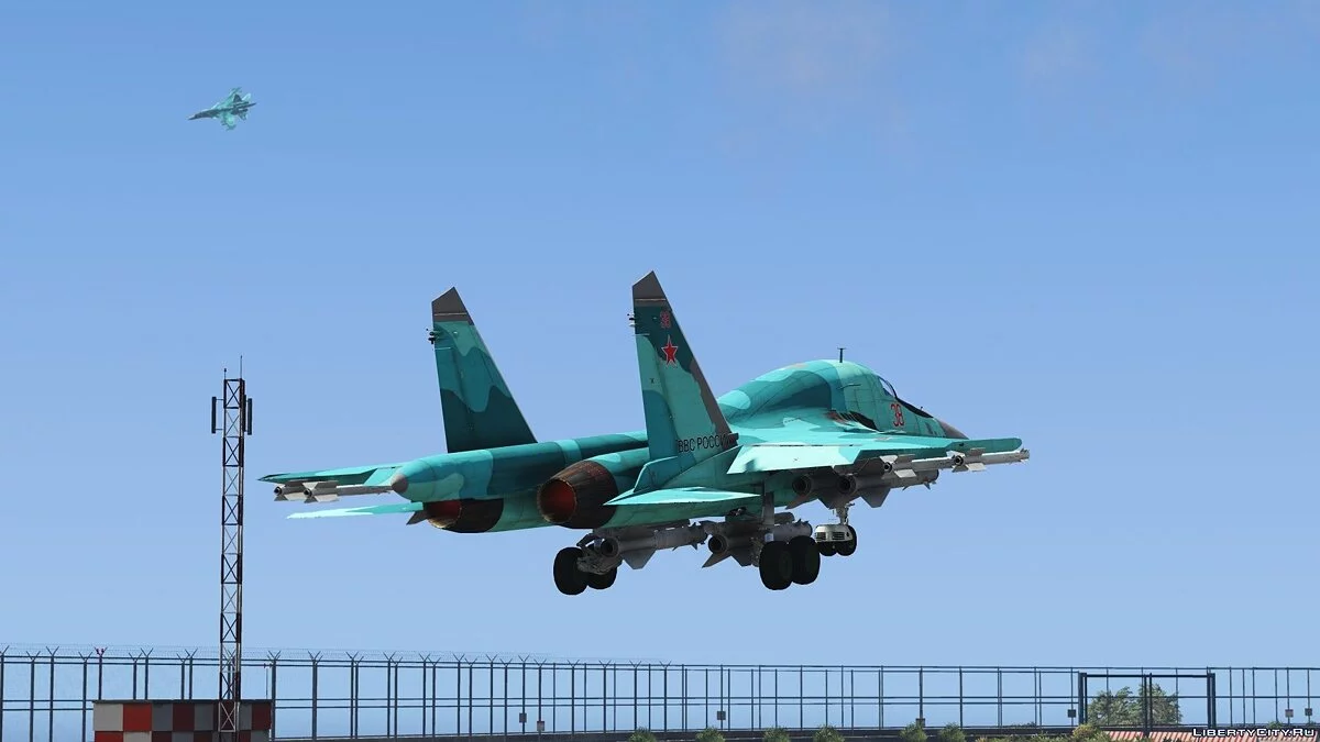 Su-34 Fullback [Add-On | Custom Weapons] 1.0 / GTA 5