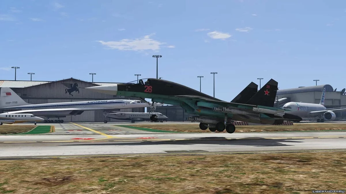 Su-34 Fullback [Add-On | Custom Weapons] 1.0 / GTA 5