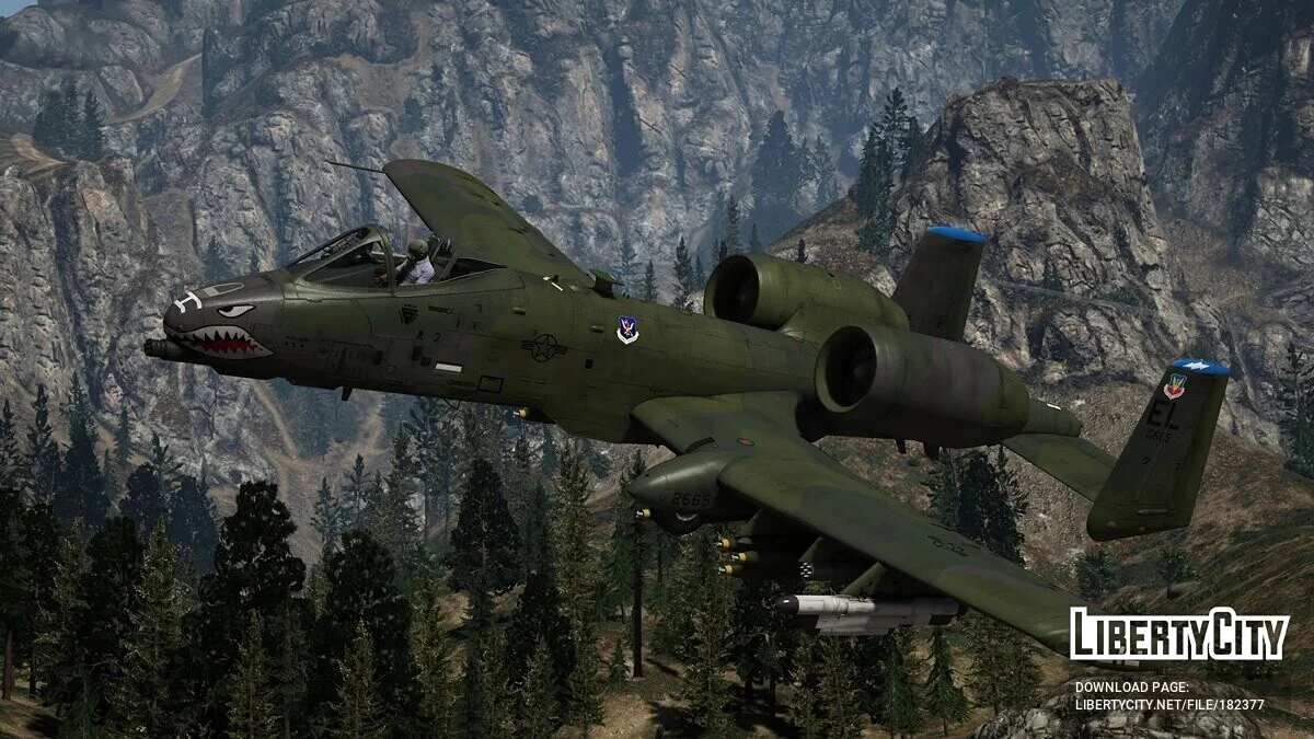 A-10C Тандерболт II [Додаток | Кастом武器] 1.1 / GTA 5