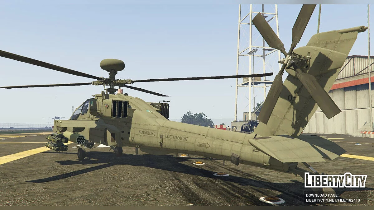 AH-64D Королівські ВПС Нідерландів / GTA 5