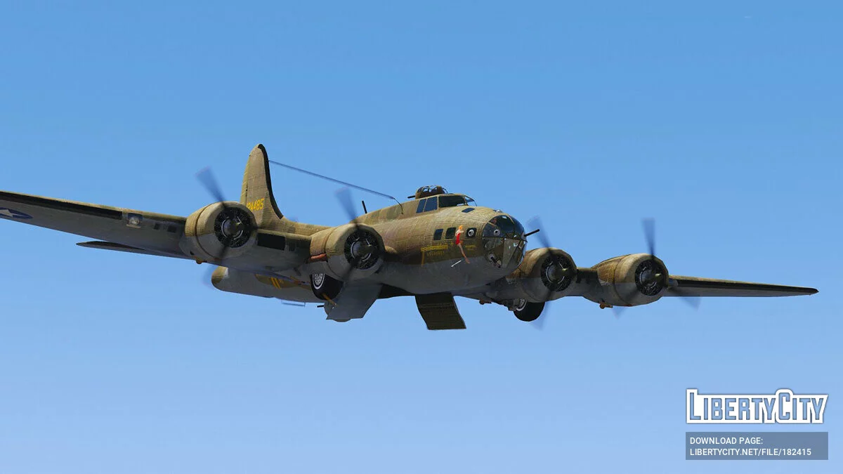 B-17E Flying Fortress [Add-On | Livery] 1.0 / GTA 5
