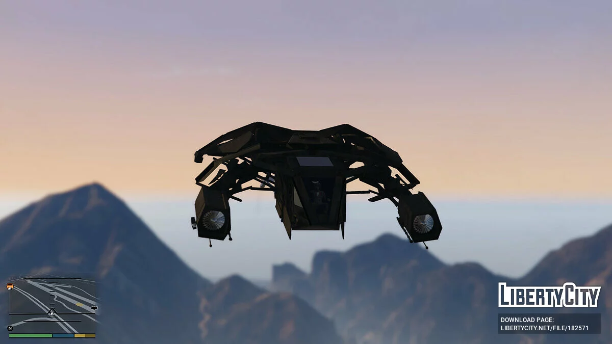 Batwing Темний Лицар Встає [Додаток] 0.4 / GTA 5