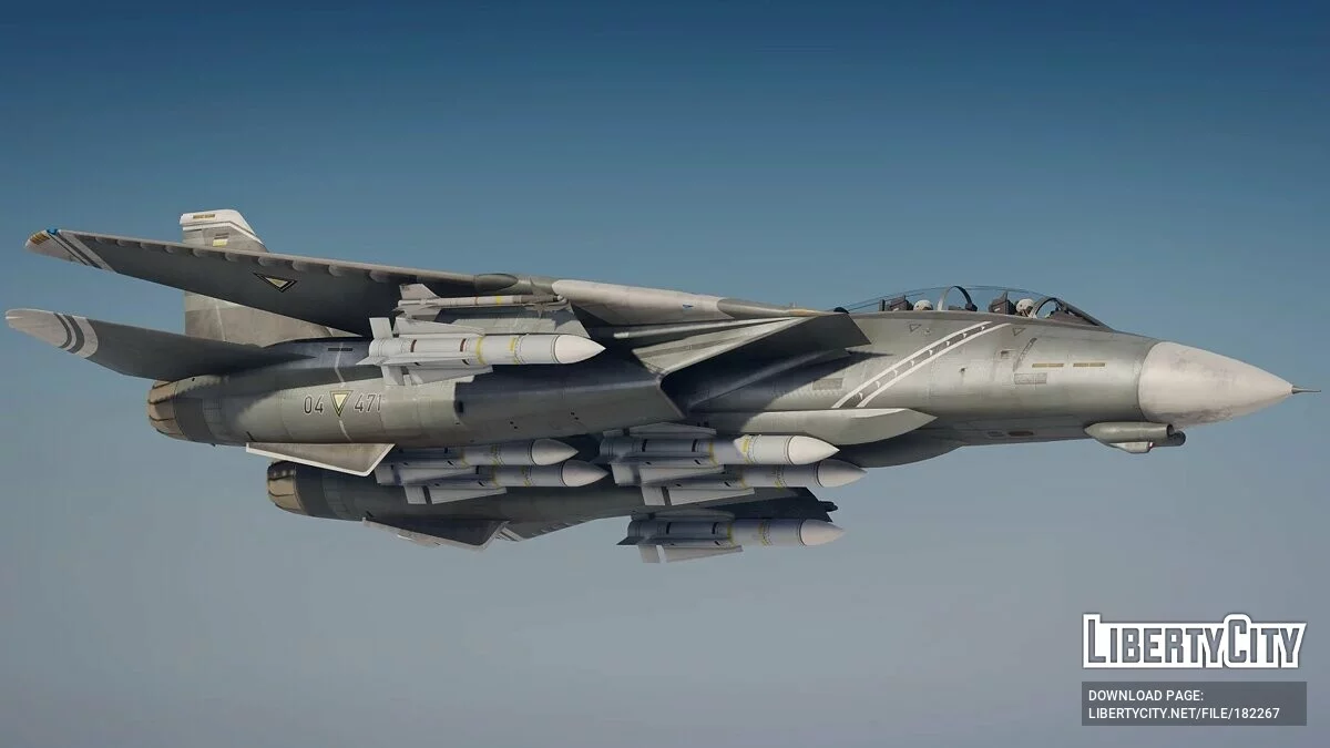Paket Pertarungan F-14D Tomcat [Add-On] 1.0 / GTA 5