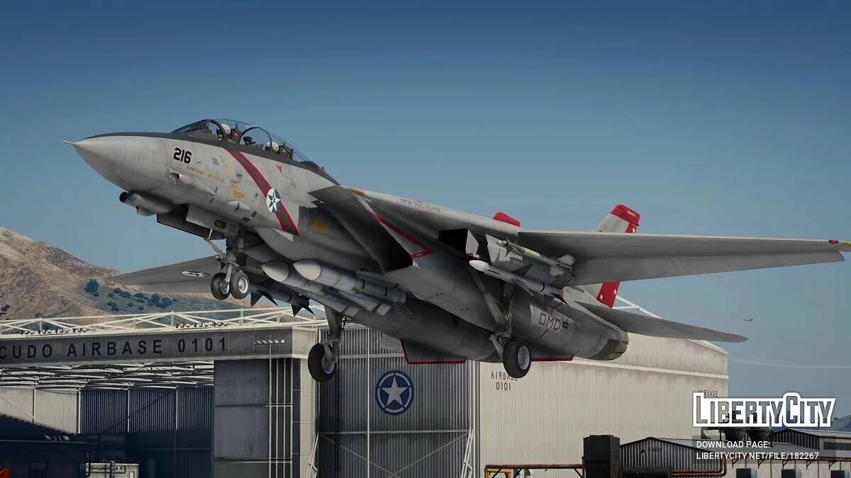 Paket Pertarungan F-14D Tomcat [Add-On] 1.0 / GTA 5