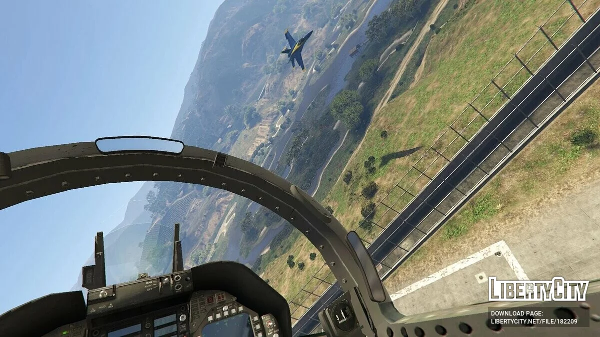 F/A-18C Hornet Blue Angels Equipe de Exibição da Marinha dos EUA 2.0 / GTA 5
