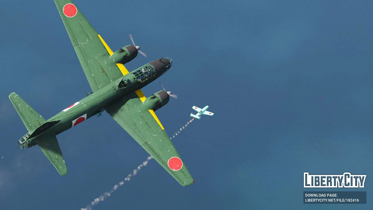 G4M1 Betty + MXY-7 Ohka míssil Kamikaze [Add-On] 1.0 / GTA 5