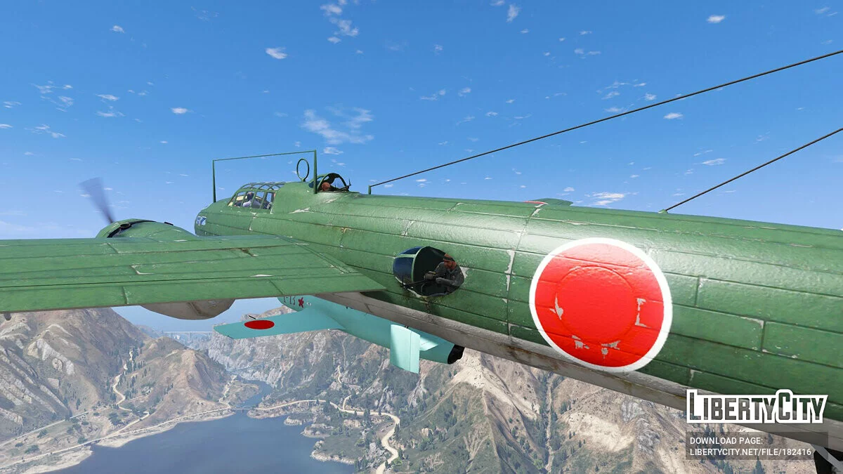 G4M1 Betty + MXY-7 Ohka míssil Kamikaze [Add-On] 1.0 / GTA 5