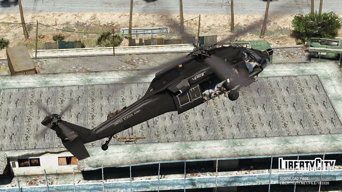 MH-60L Black Hawk «Batalla de Mogadiscio» [Add-On | LODs] 1.0 / GTA 5