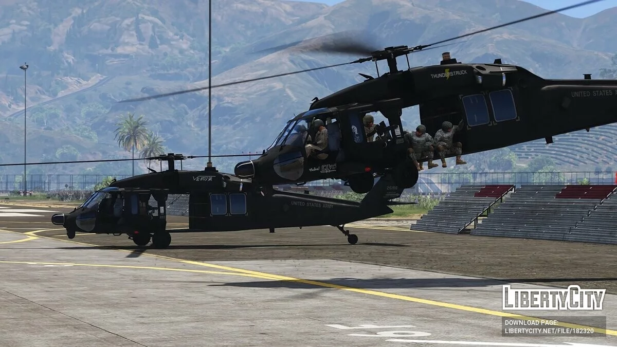 MH-60L Black Hawk «Batalla de Mogadiscio» [Add-On | LODs] 1.0 / GTA 5