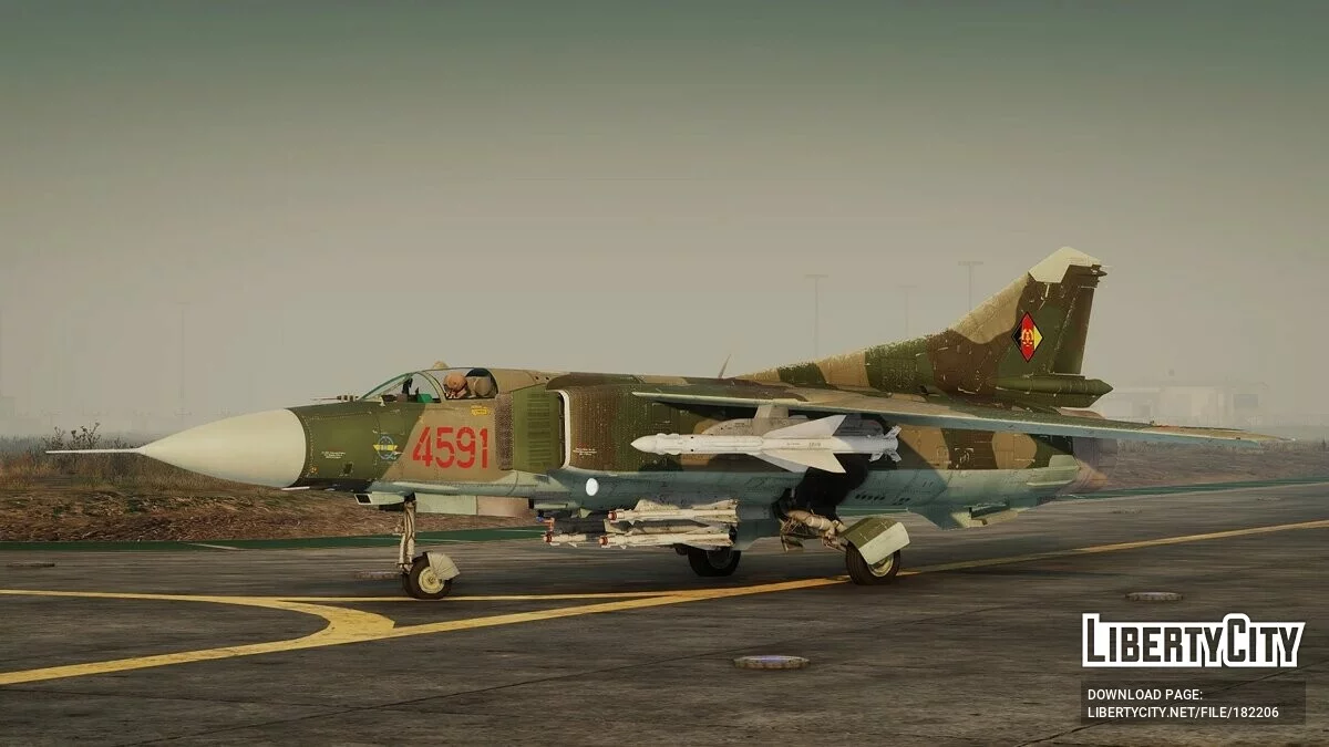 Mig-23M Flogger [Add-On] 1.0 / GTA 5