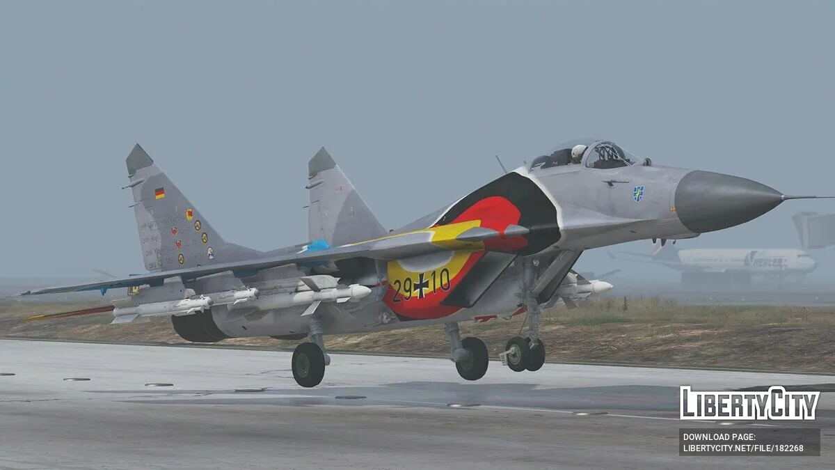 Mig-29A Fulcrum [Add-On | VehFuncs V] 1.5 / GTA 5