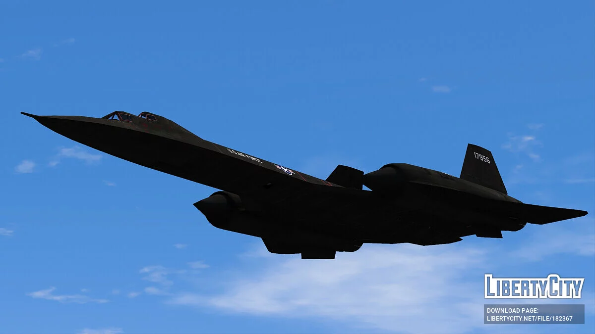 SR-71B Blackbird Тренувальний Літак [Додаток | Тюнінг] 1.0 / GTA 5