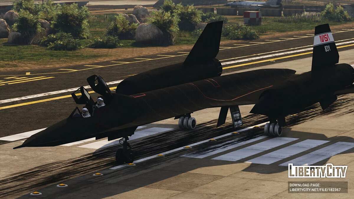 SR-71B Blackbird Тренувальний Літак [Додаток | Тюнінг] 1.0 / GTA 5