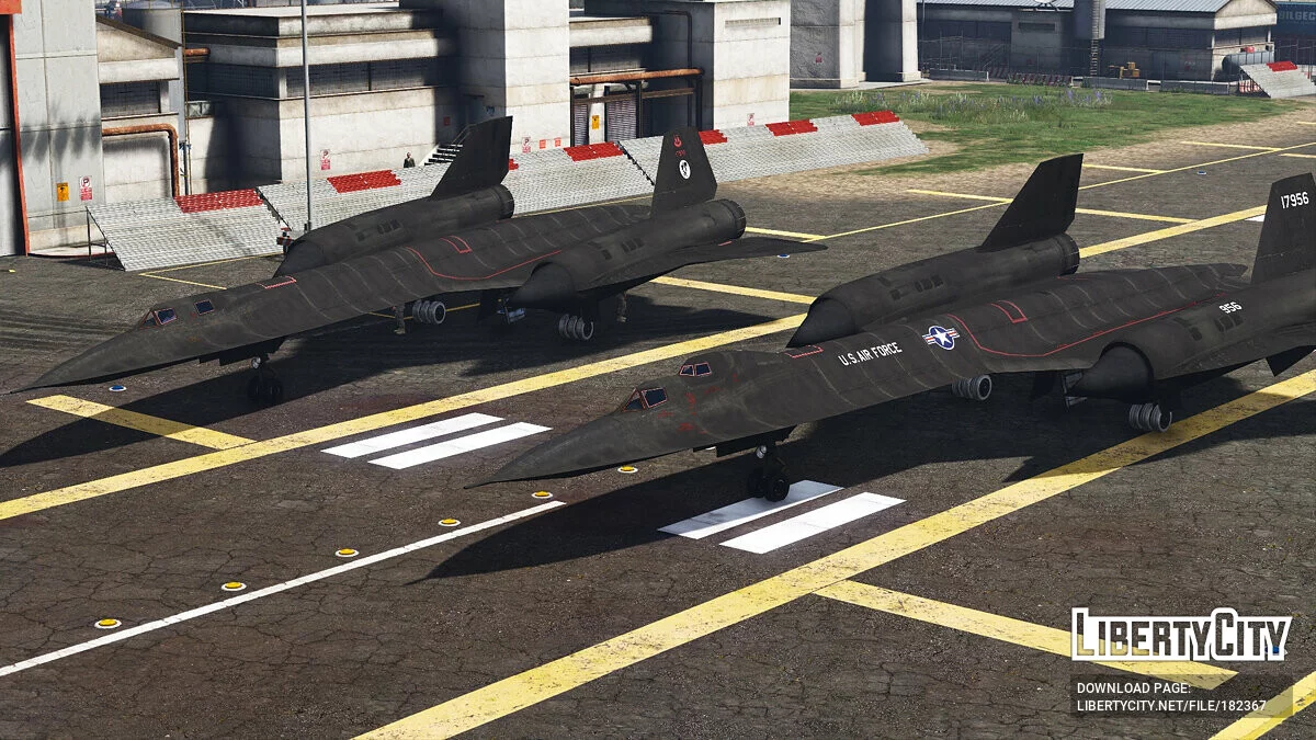 SR-71B Blackbird Тренувальний Літак [Додаток | Тюнінг] 1.0 / GTA 5