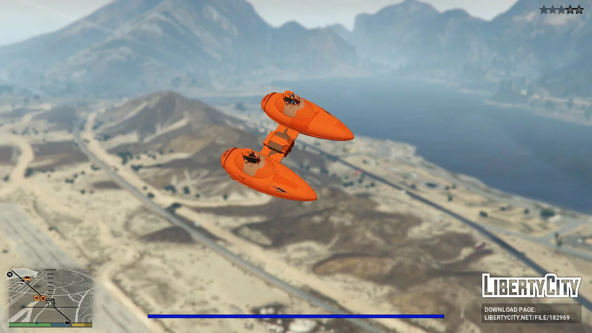 Star Wars Twin Pod Cloud Car [Add-On] 0.1 / GTA 5