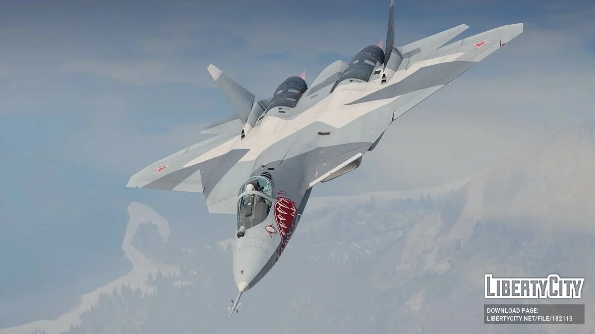 Su-57 Felon / T-50 PAK FA [Add-On] 1.0 / GTA 5